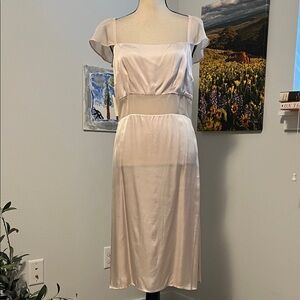 NWT Anthropologie Sheer Slip Dress